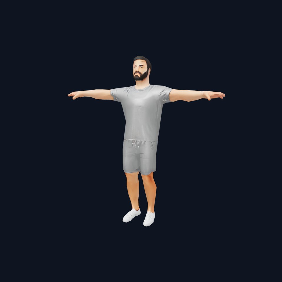 Casual Athletic Man model pack